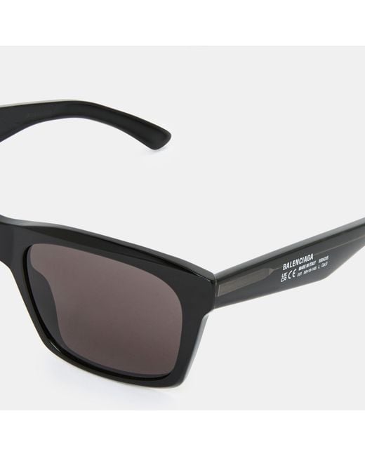 Balenciaga Metallic Rectangle Sunglasses for men