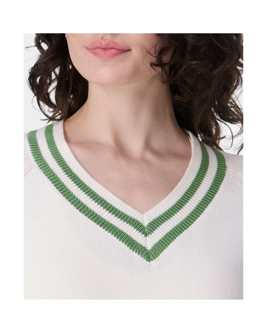 Sweaty Betty White Lightweight Knit Streamlined Fit Crew Neck Jumper