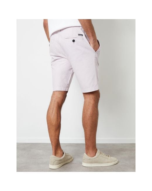 Threadbare Pink Marino Woven Tracksuit Shorts for men