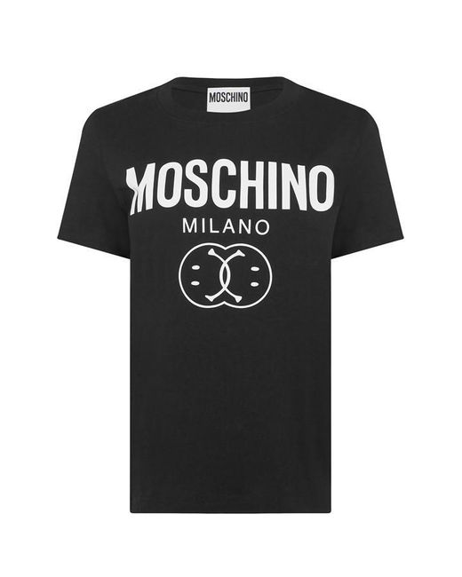 Moschino Black Smiley T Shirt