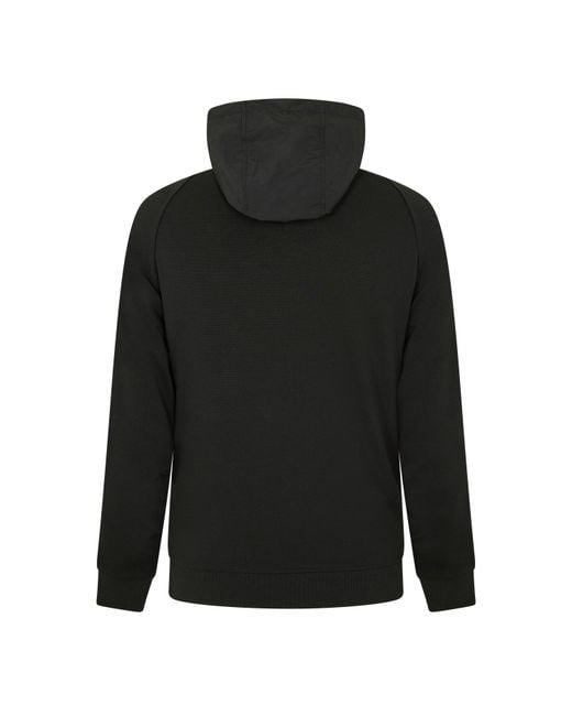 Lyle & Scott Black Hybrid Softshell Jacket for men