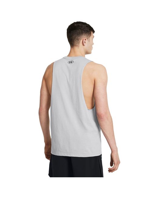 Under Armour Gray Regular Fit Graphic T-Shirt for men