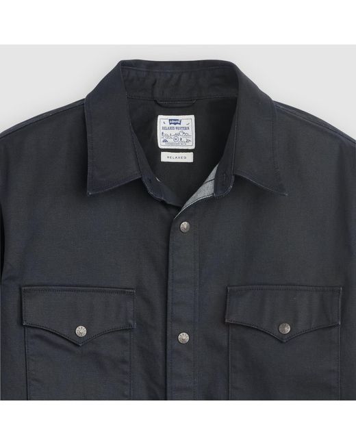 Levi's Black Long Sleeve Relaxed Fit Shirt for men