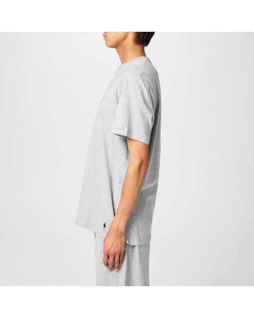 Polo Ralph Lauren Gray Box Logo T-Shirt for men