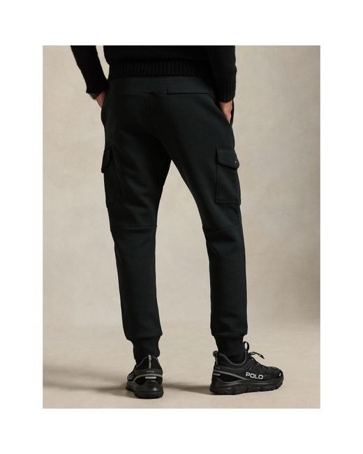 Polo Ralph Lauren Black Tech Cargo Joggers for men