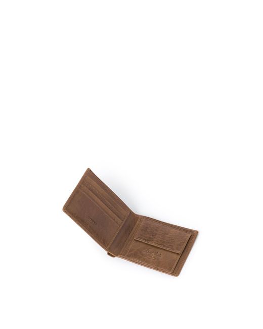 Osprey Brown Highland Leather Billfold Wallet for men