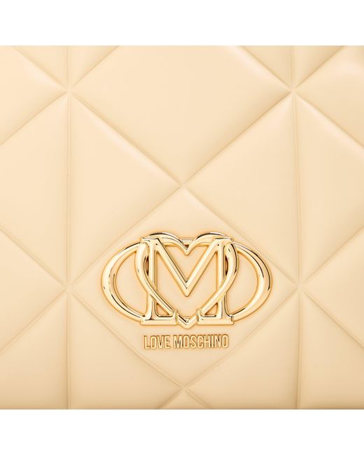 Love Moschino Natural Lm Quilt Tote Ld61