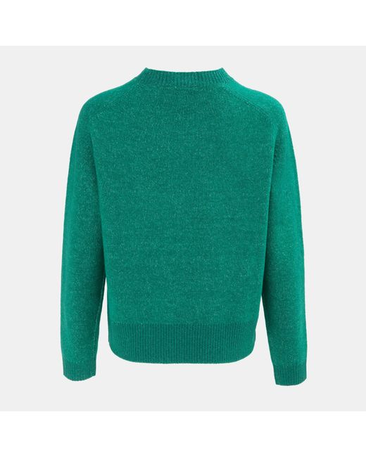 Miso Green Knit Jumper Solid