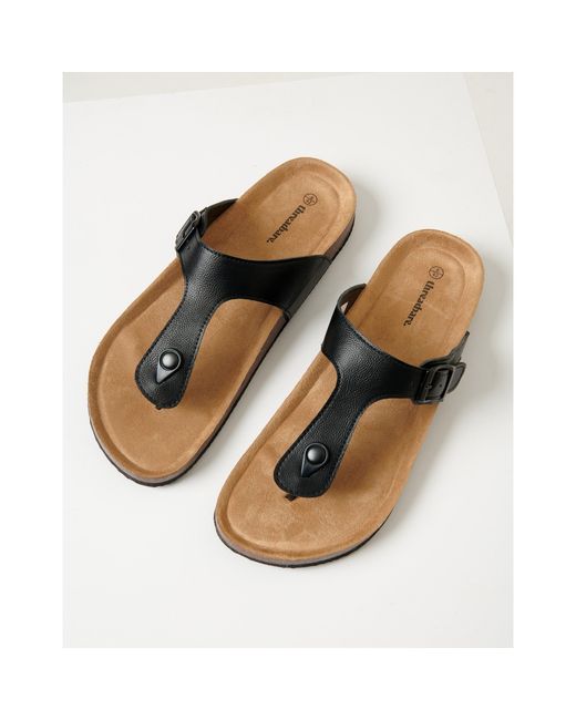 Threadbare Brown Alexandria Flat Sandal for men