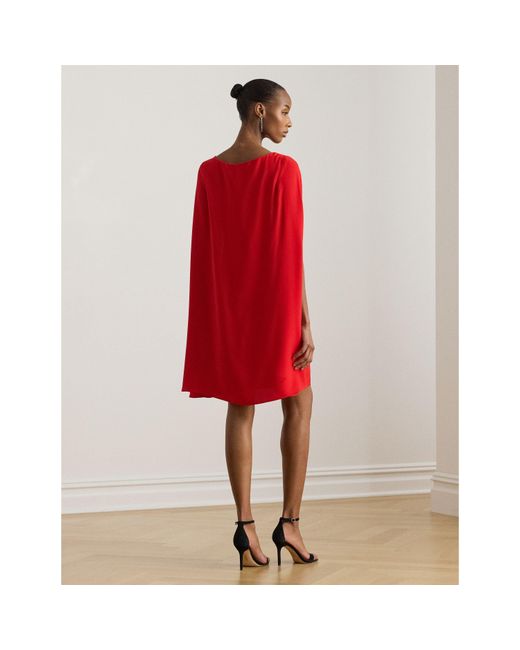 Ralph Lauren Red Petra Mini Dress