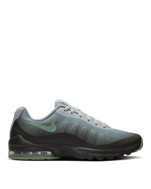 Nike Gray Air Max Invigor Shoes for men