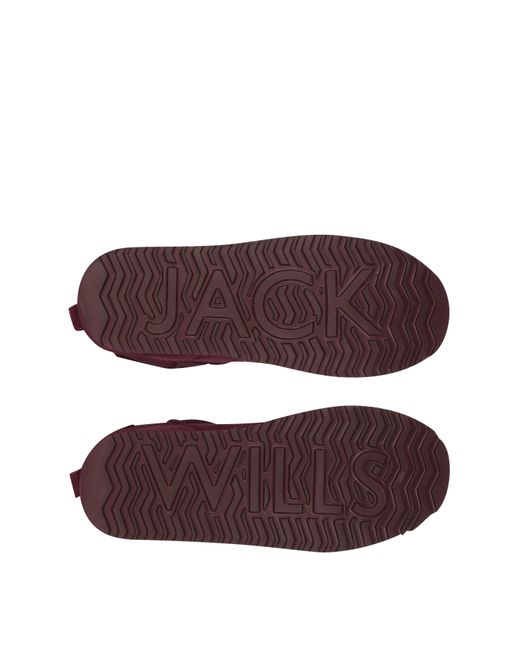Jack Wills Purple Low Snug Boots