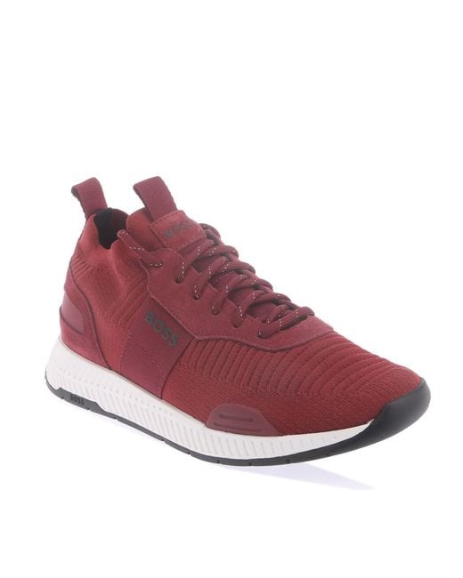 Boss Red Titanium Running Trainers for men