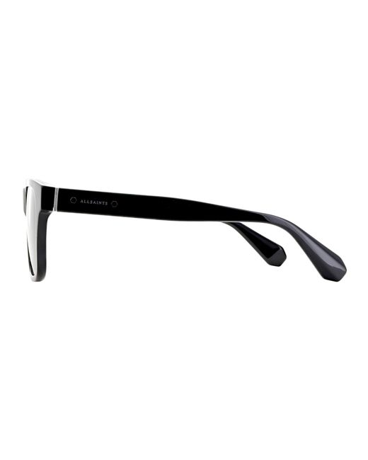 AllSaints Black Uv Protection Wayfarer Sunglasses for men