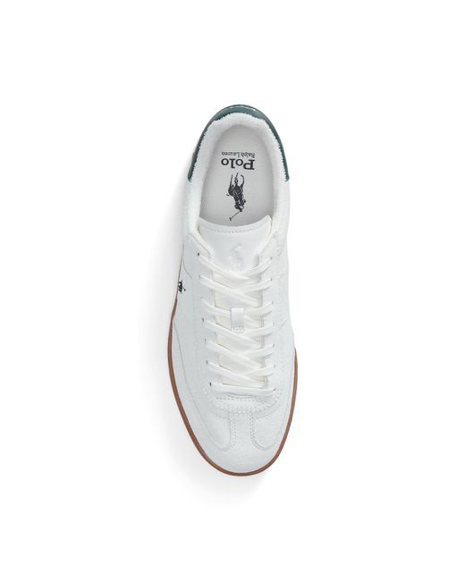 Polo Ralph Lauren White Bedford Low-Top Trainers for men