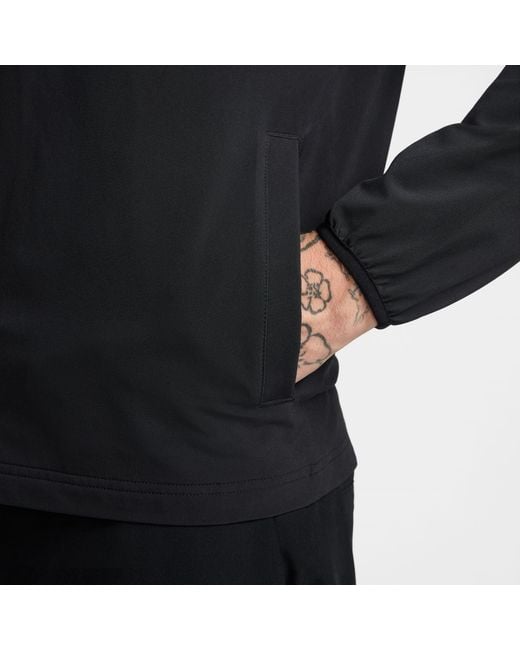 Nike Black Tour Repel Full-Zip Golf Jacket for men