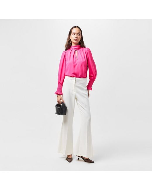 French Connection Pink Crepe Blouse