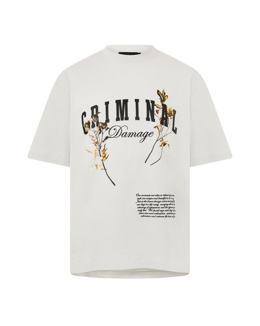 Criminal Damage White Gift Of Life T-Shirt