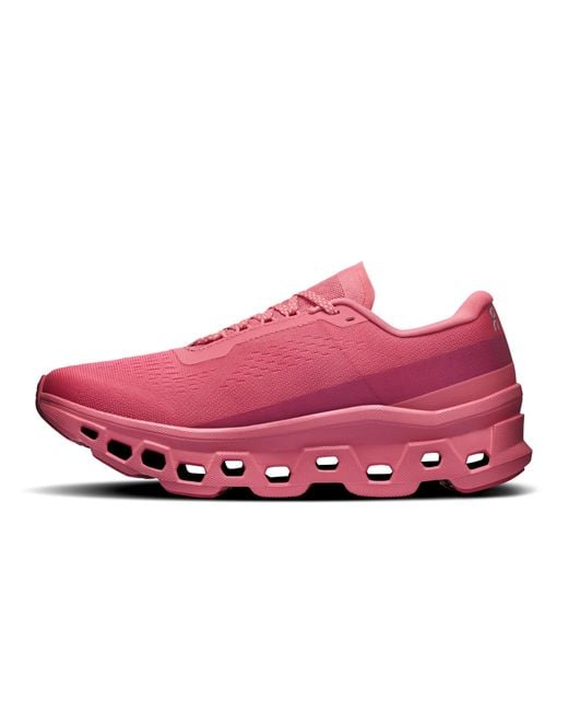 On Shoes Pink Cloudmster Running Shoes