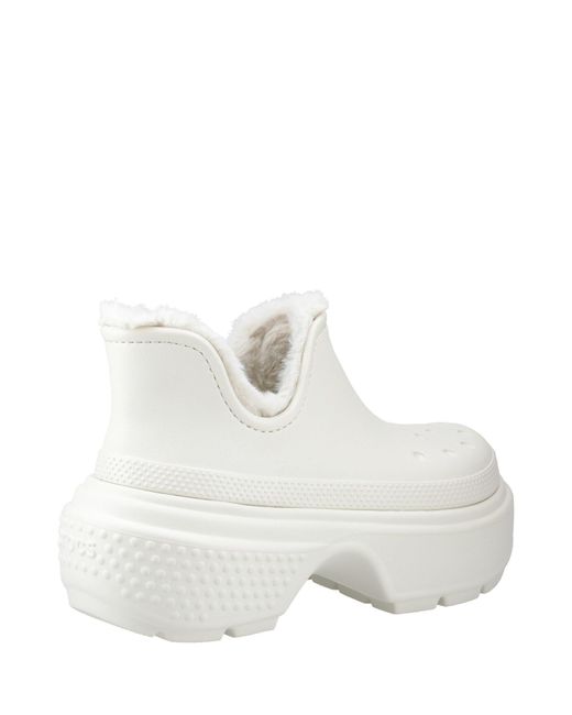 CROCSTM White Stomp Shorty Boot