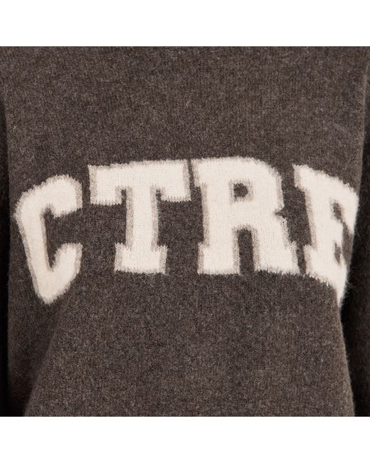The Couture Club Brown Knitted Sweatshirt