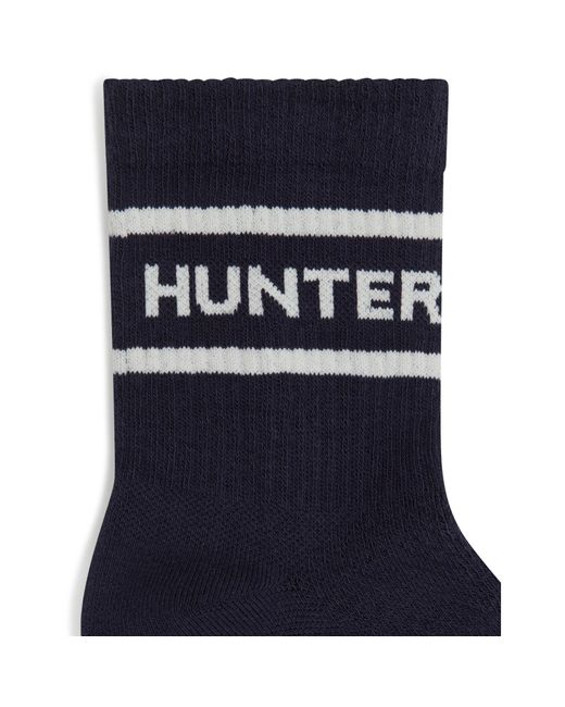 Hunter Blue 3 Pack Ankle Socks