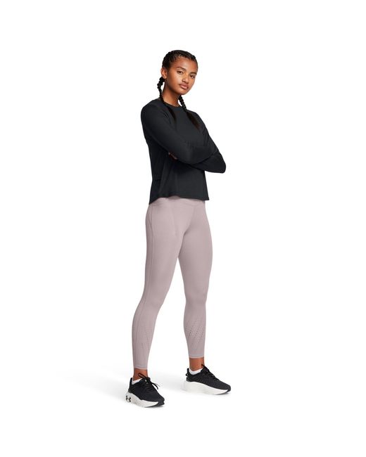 Under Armour Pink Launch Elite Ankle Tights
