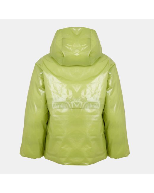 Rains Green Sibu Vision Waterproof Insulated Rain Anorak for men