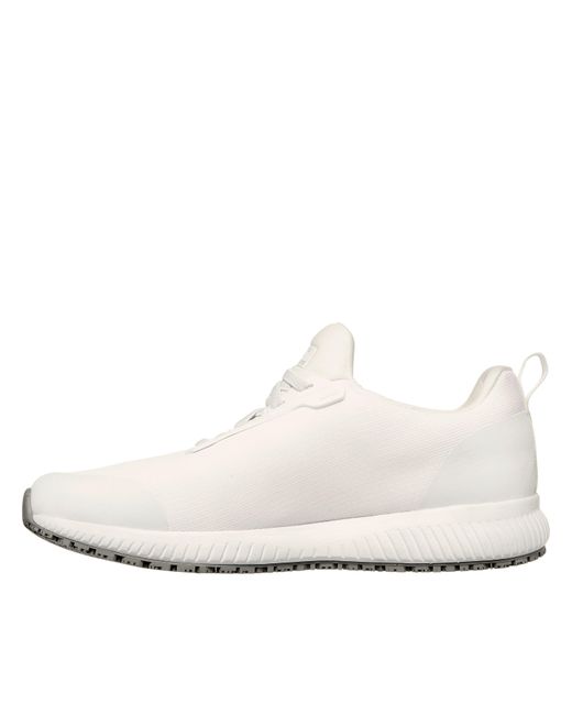 Skechers White Slip On Athletic W Resistant Non Shoes for men