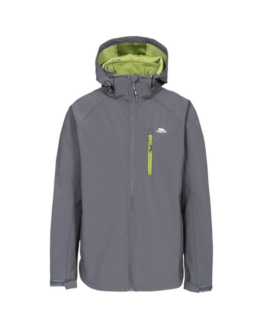 Trespass Gray Nider Softshell Tailored Fit Softshell Jacket for men
