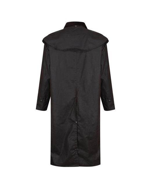 Regatta Black Cranbrook Wax Cotton Riding Quilted Jacket for men