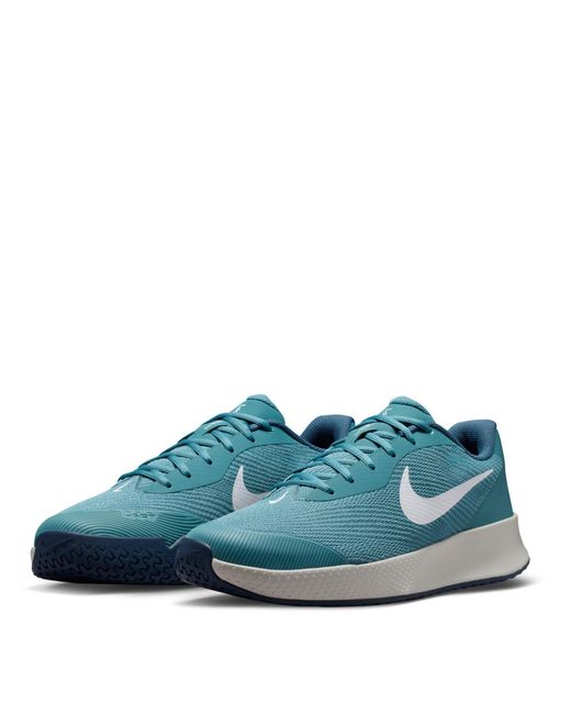 Nike Blue Vapor Lite 3 Hard Court Tennis Shoes for men