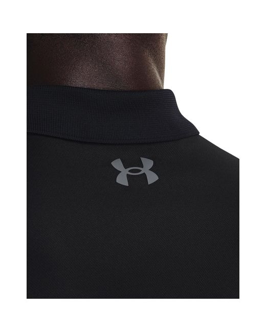 Under Armour Black Performance Polo Shirt for men