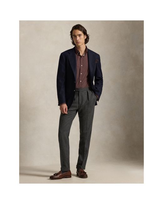 Polo Ralph Lauren Purple Long-Sleeve Plain Shirt for men