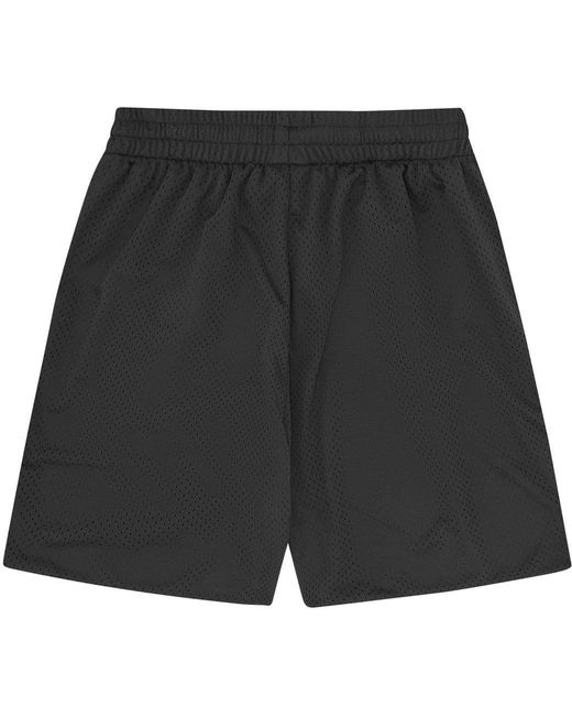 ICECREAM Black Fleece Jogger Shorts for men