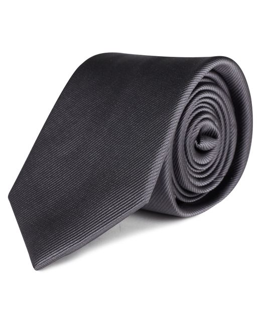 Haines and Bonner Black Plain Twill Tie for men