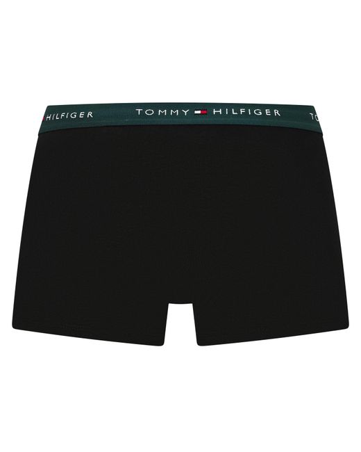 Tommy Hilfiger Blue 3-Pack Logo Waistband Trunks for men