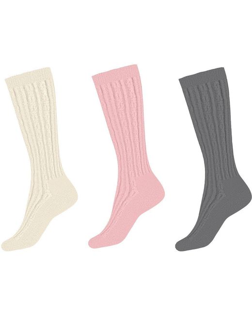 Firetrap Pink Crew Socks