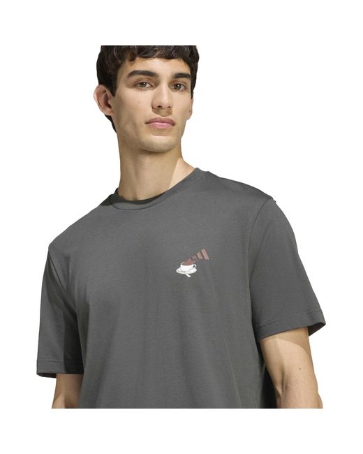 Adidas Gray Cheesecake T-Shirt for men