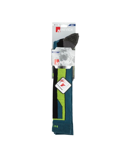 Nevica Green Davos 2 Pack Ski Sock for men