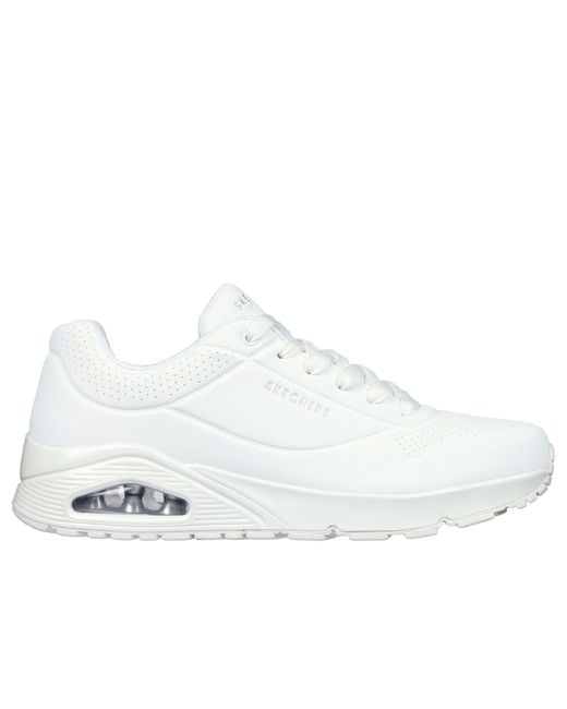 Skechers White Uno Stand On Air Trainers for men