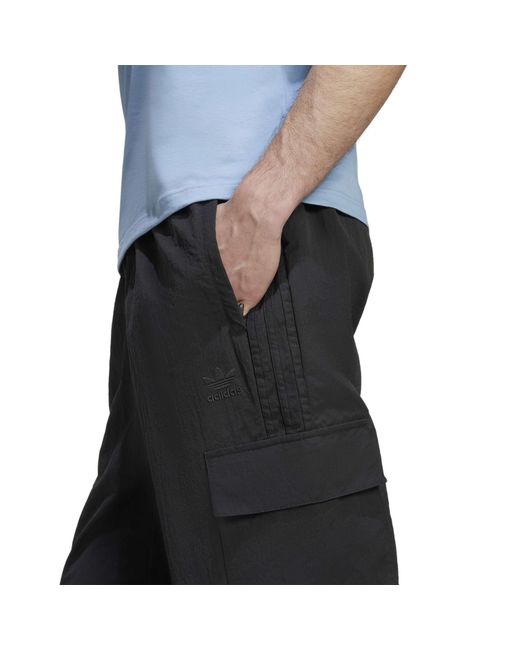 Adidas Originals Blue Double Knee Cotton Jeans for men