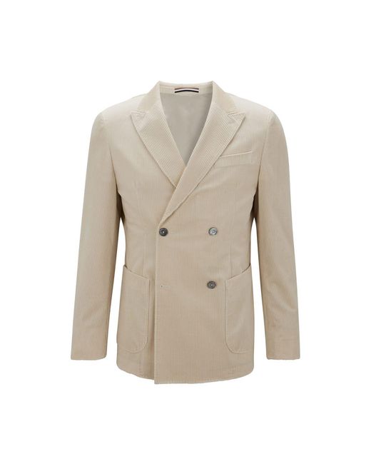 HUGO Natural T-Heston-Db Blazer Jacket for men