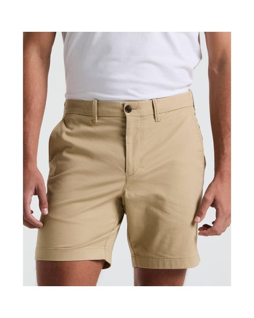 Original Penguin Natural Cotton Tencel Denim Shorts for men