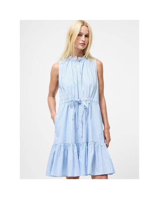 French Connection Blue Era Shirt Mini Dress