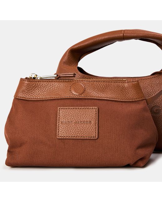 Marc Jacobs Brown The Mini Sack Handbag