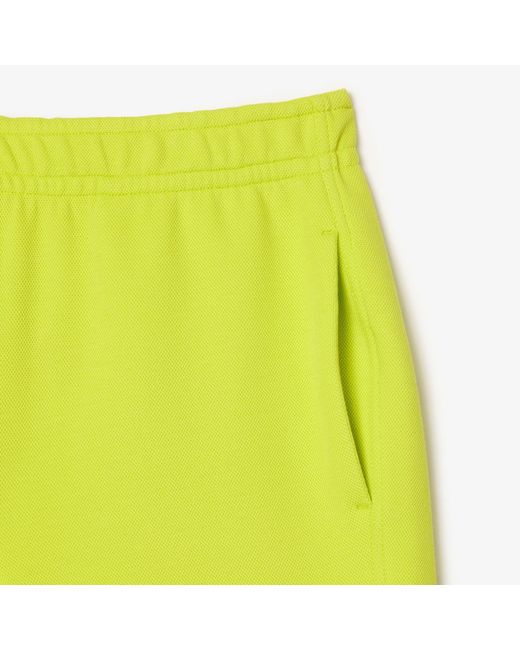 Lacoste Yellow Pique Jogging Pants