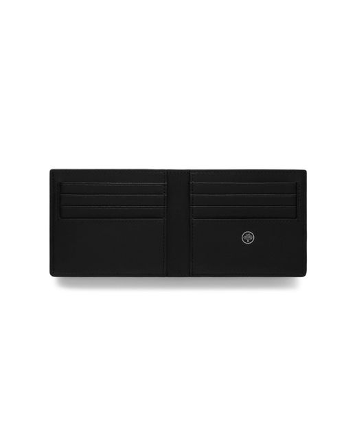 Mulberry Black Heritage 8 Card Leather Wallet for men