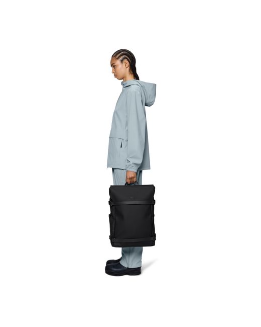 Rains Black Otg Backpack