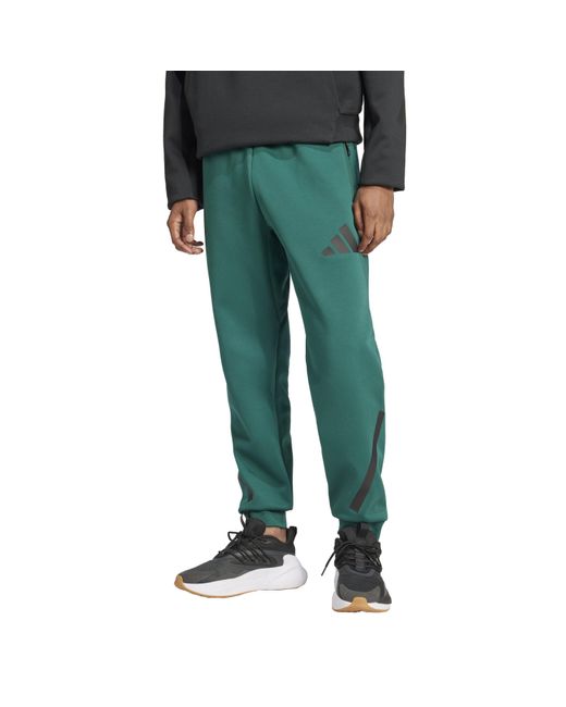 Adidas Green Z.N.E. Tracksuit Bottoms for men